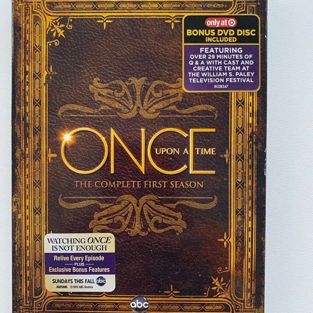 Once Upon a Time Complete First Season DVD with Bonus Target Disc NEW SEALED